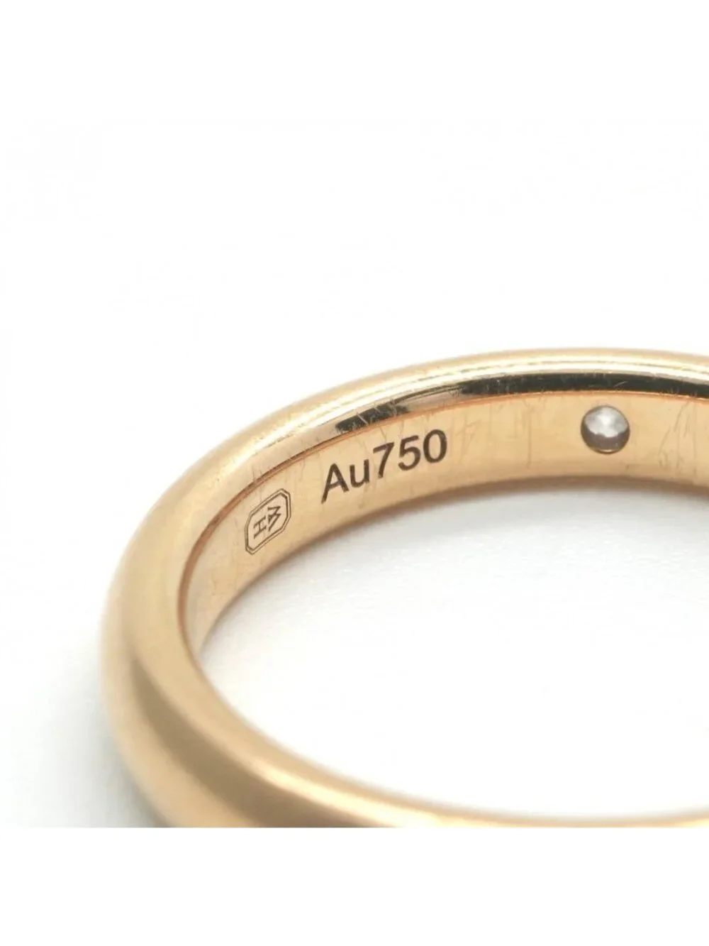 Harry Winston Round Cut Band Ring Classic Diamond Marriage Gold